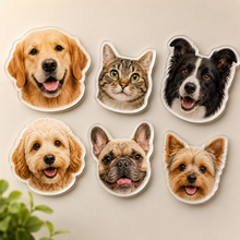 Custom Acrylic Pet Face Magnet