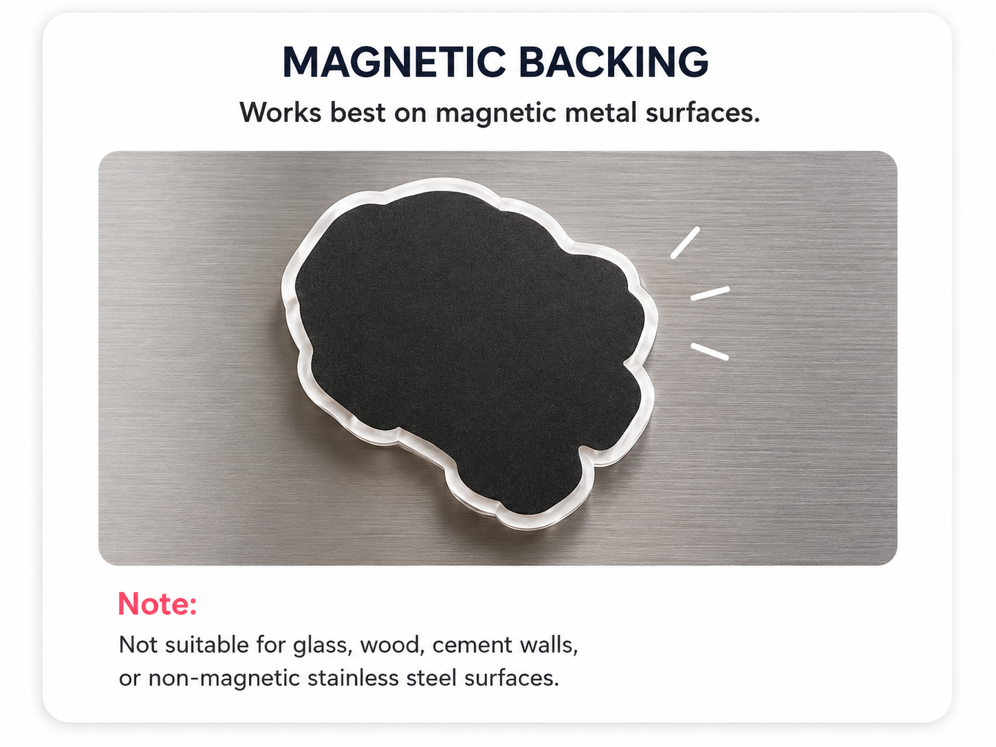 MAGNETIC BACKING