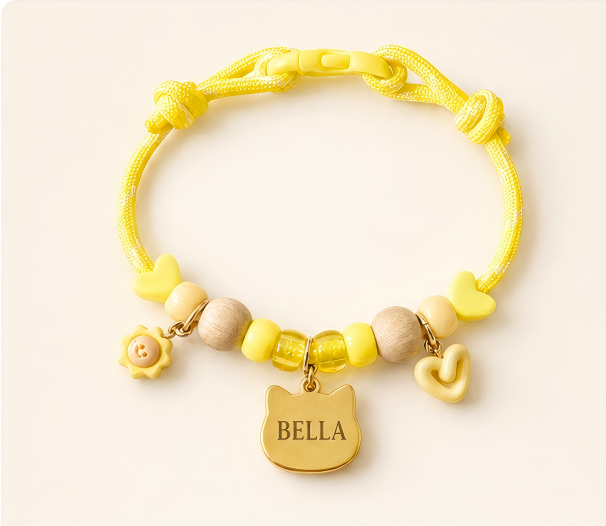 Custom engraved pet charm collar